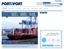 Tablet Screenshot of port2port.com